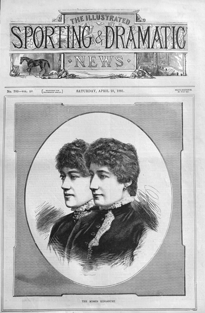 The Misses Kingsbury.  1881.