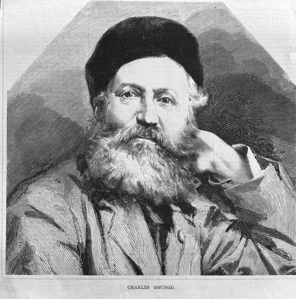 Charles Gounod.  1881.