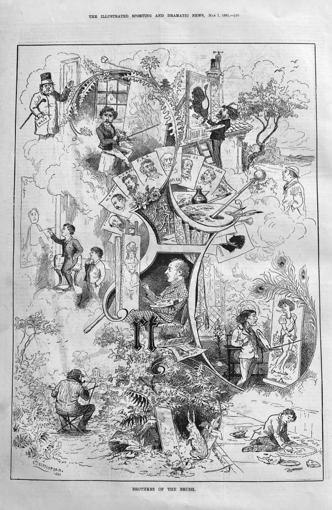 Brothers of the Brush.  1881.