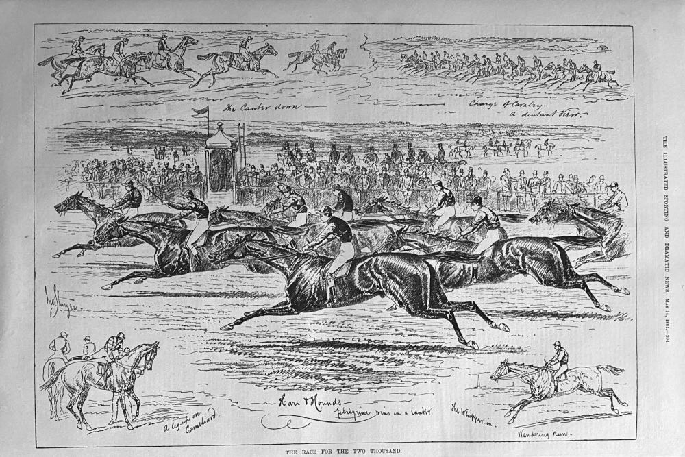 The Race for the Two Thousand.  1881.