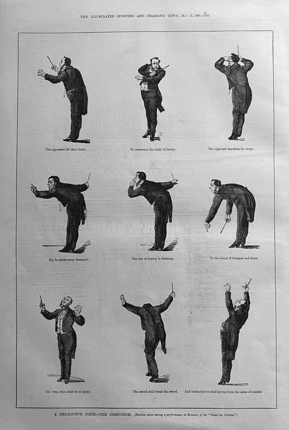 A Descriptive Piece- The Conductor. 1881.