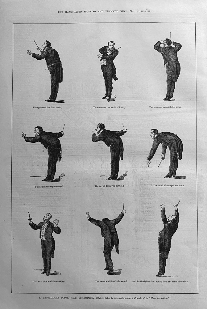 A Descriptive Piece- The Conductor. 1881.