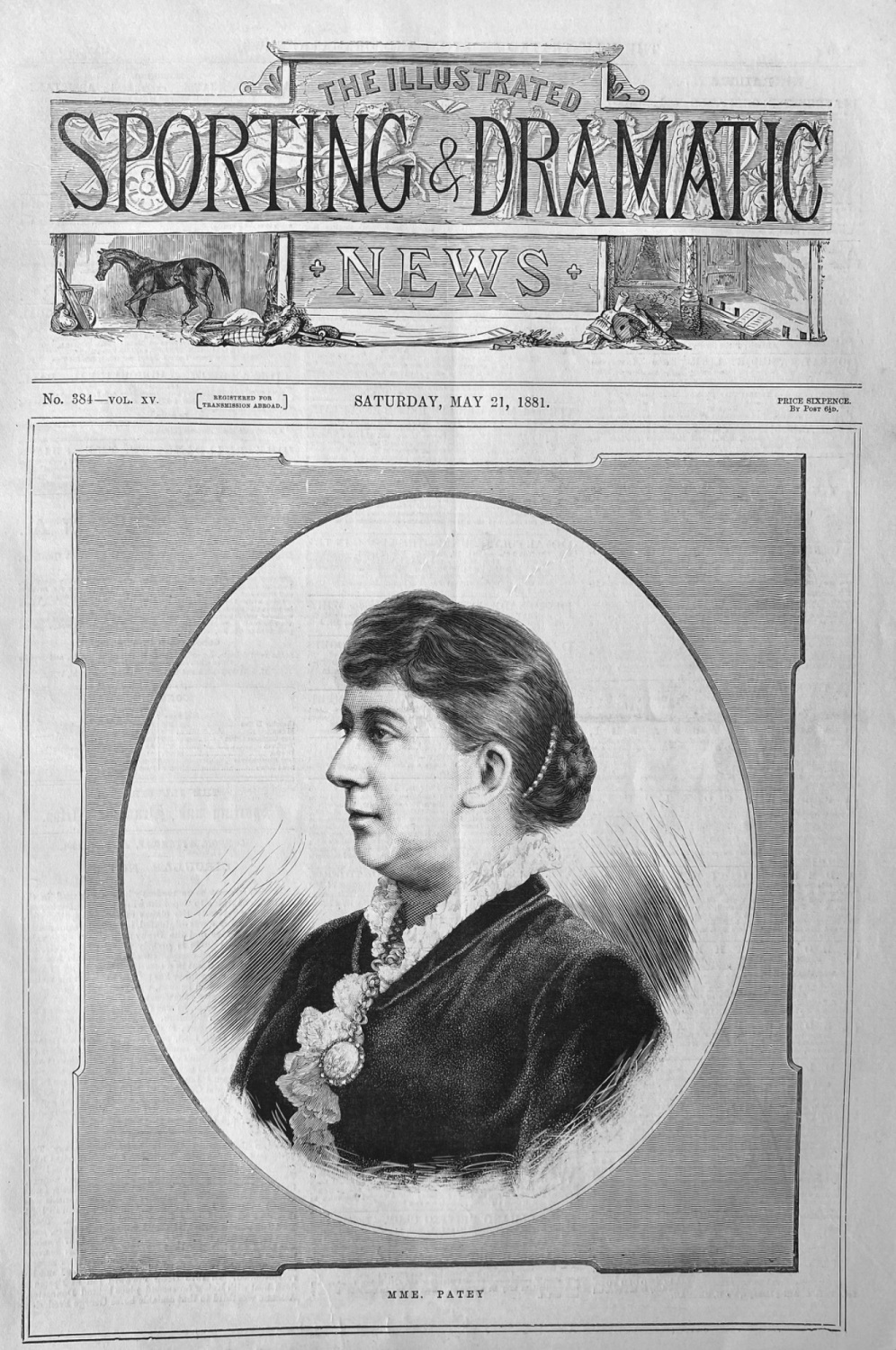 Mme. Patey.  1881.