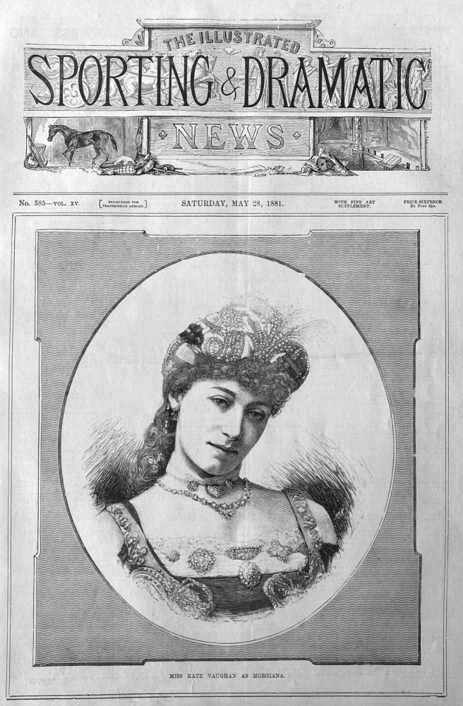 Miss Kate Vaughan as Morgiana.  1881.
