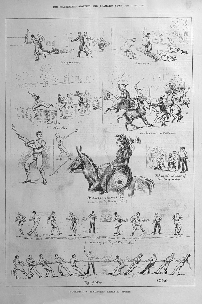 Woolwich  v.  Sandhurst Athletic Sports.  1881.