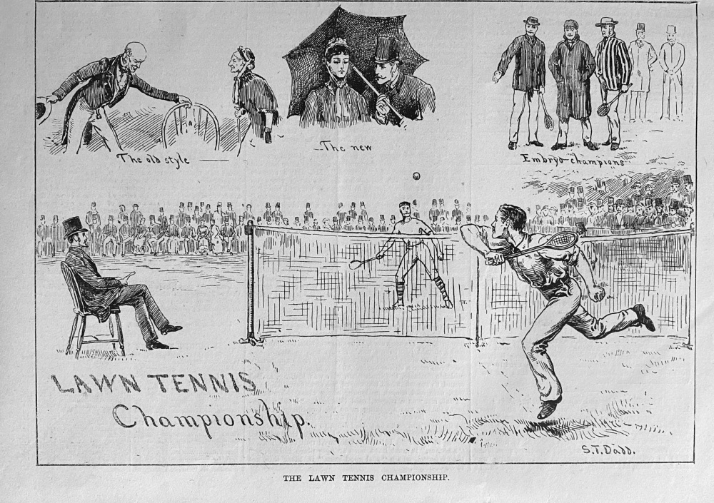 The Lawn Tennis Championship.  1881.