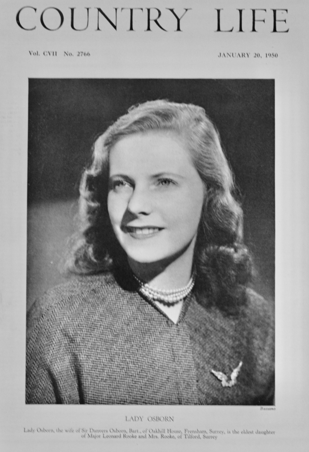 Country Life - January 20, 1950