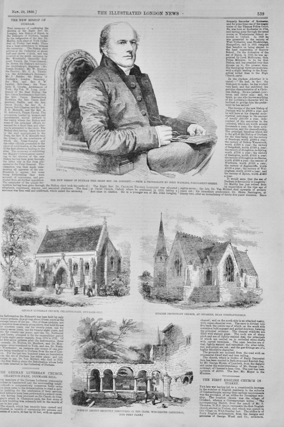 The New Bishop of Durham - Dr Longley