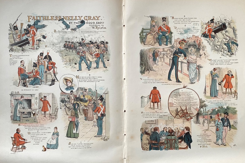 Faithless Nelly Gray,  By Thomas Hood Esq.   1888.