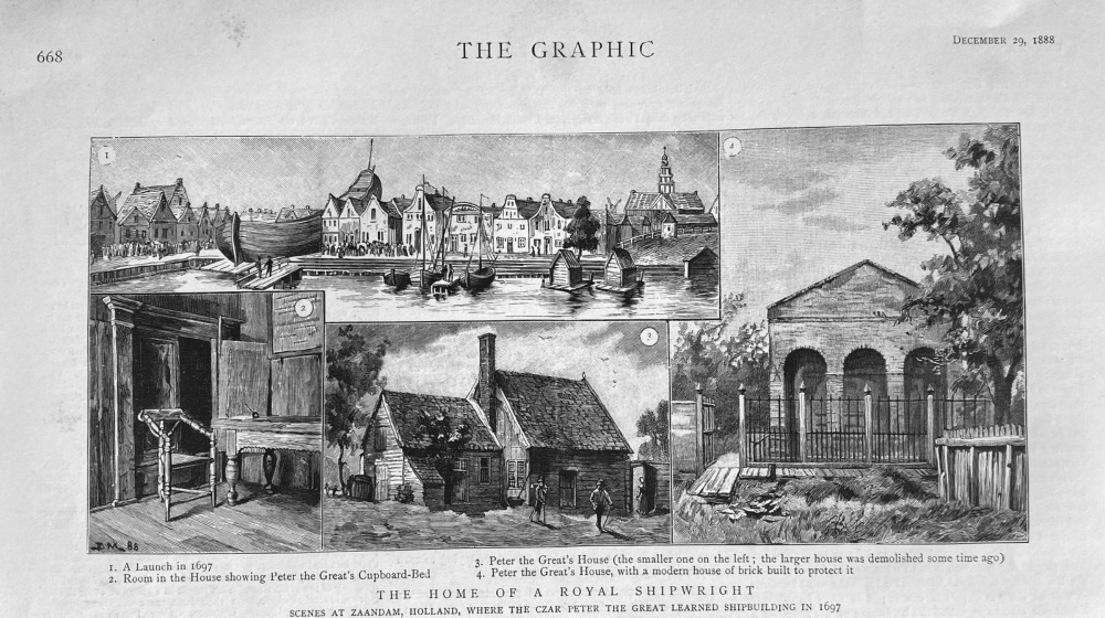 The Home of a Royal Shipwright.  1888.