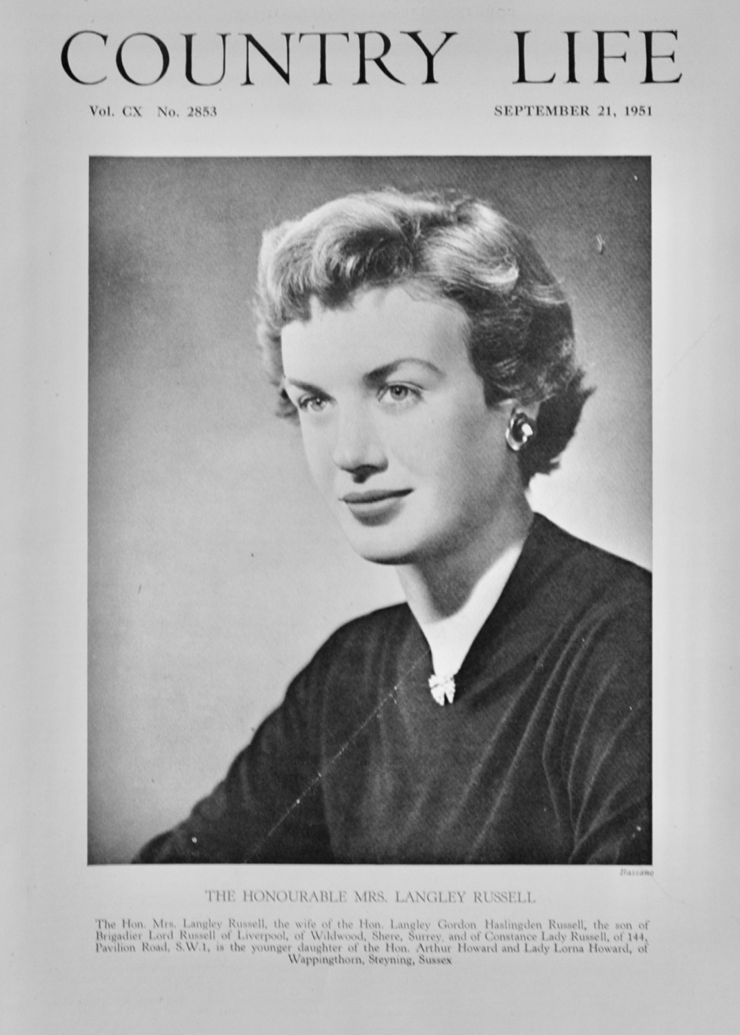 Country Life - September 21, 1951