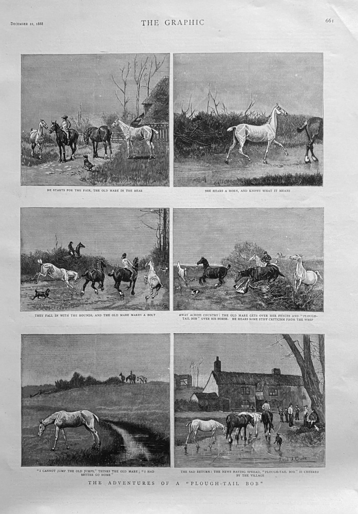 The Adventures of a "Plough-Tail Bob".  1888.