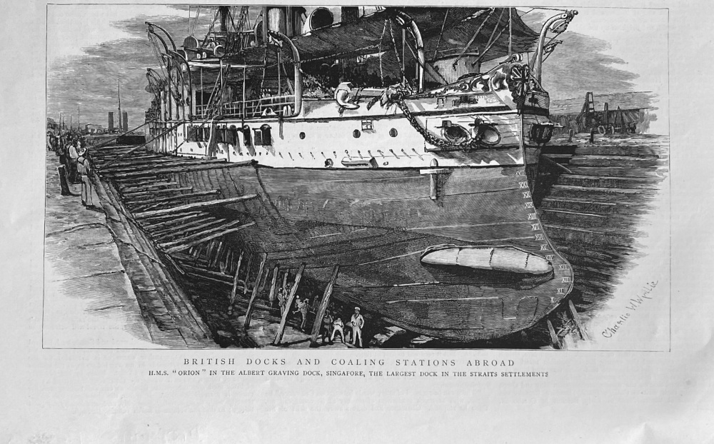 British Docks and Coaling Stations Abroad.  1888.