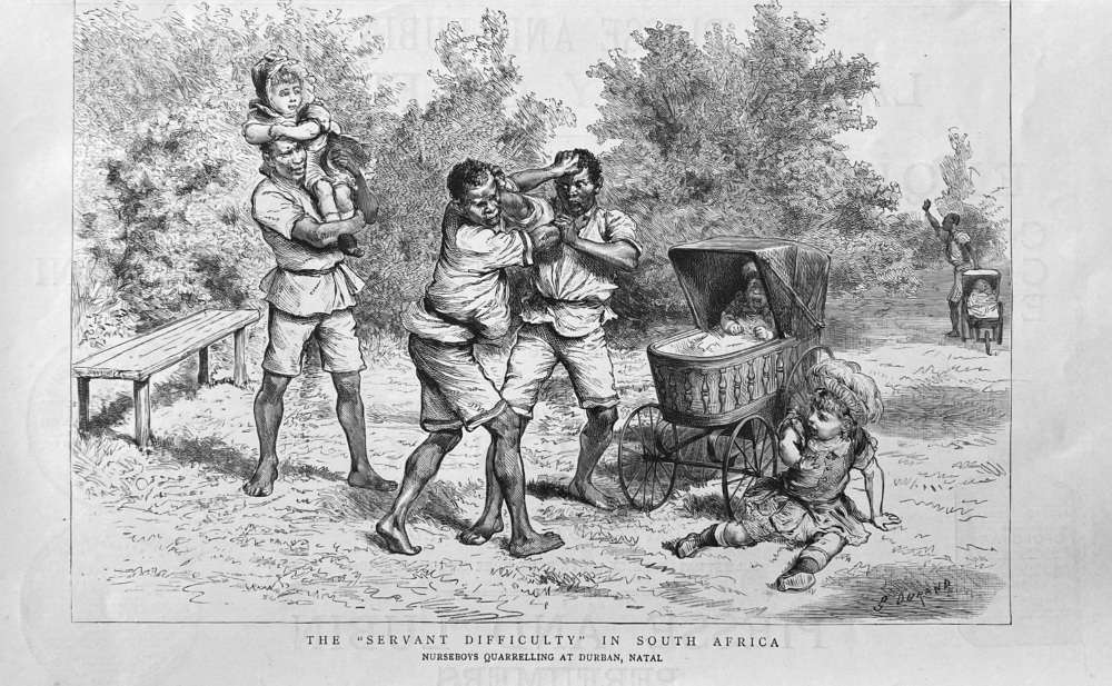 The "Servant Difficulty" in South Africa.  1888.