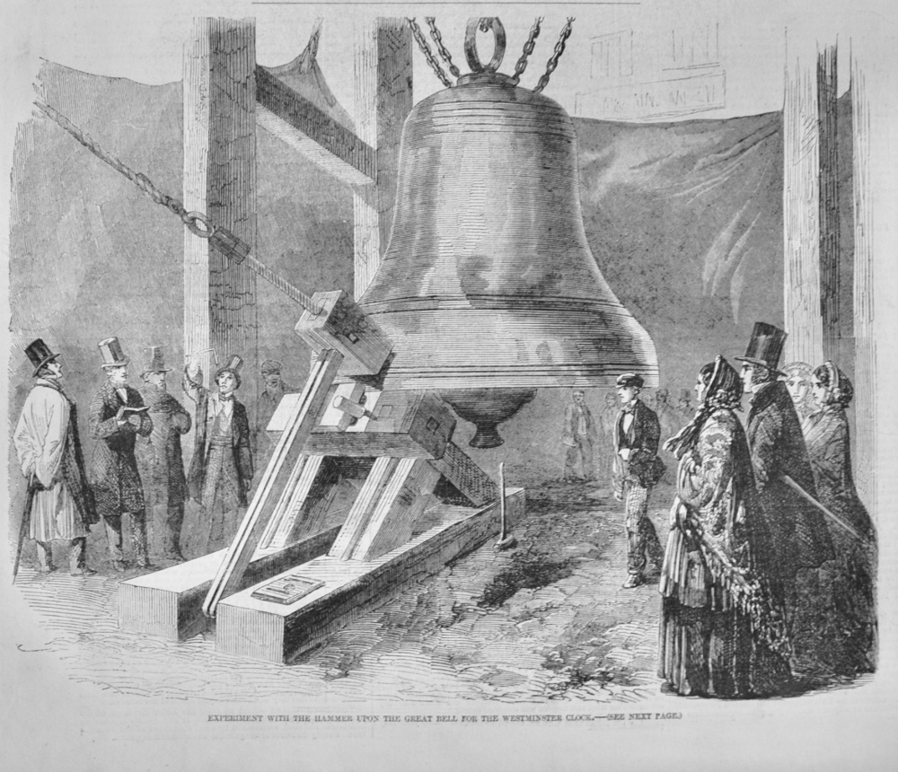 The Great Bell for the Westminster Clock