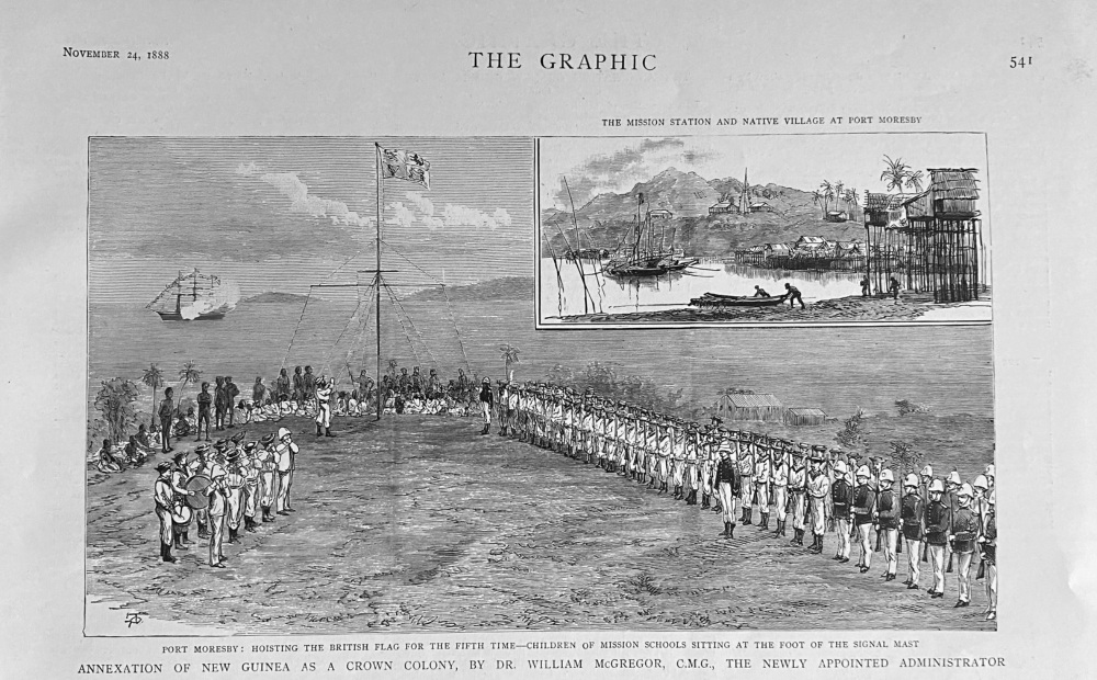 Annexation of New Guinea as a Crown Colony
