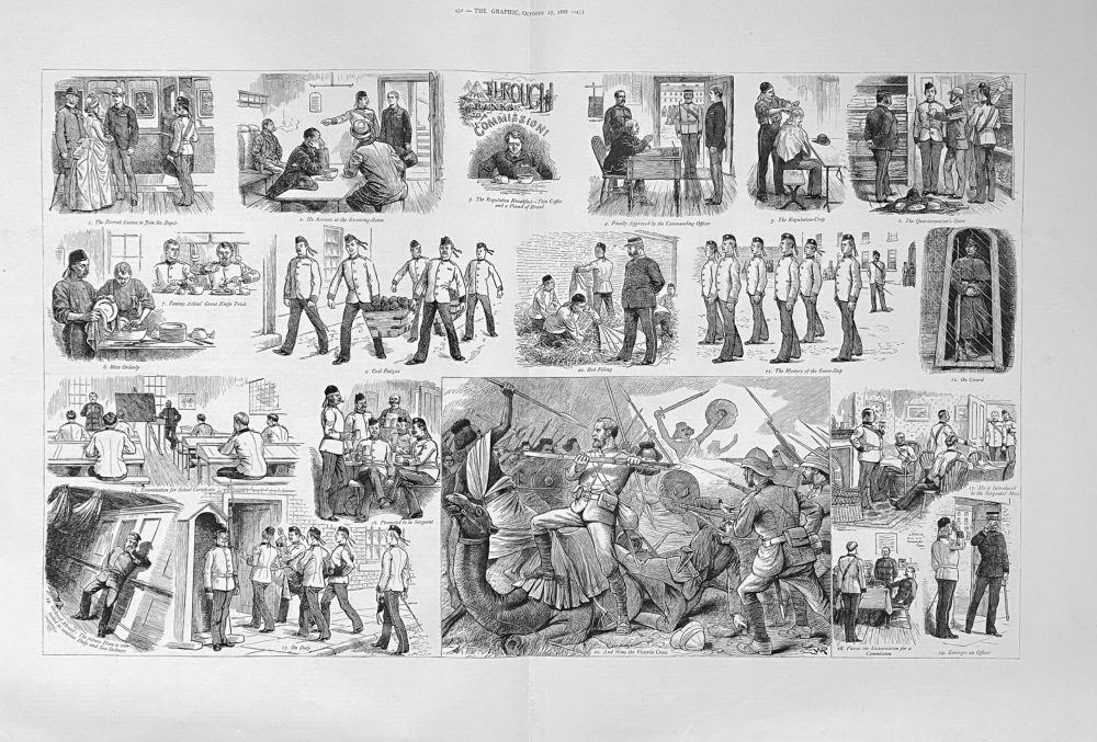 Through the Ranks to a Commission.  1888.