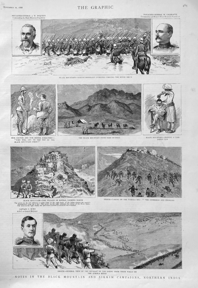 Notes in the Black mountain and Sikkim campaigns, Northern India.   1888.