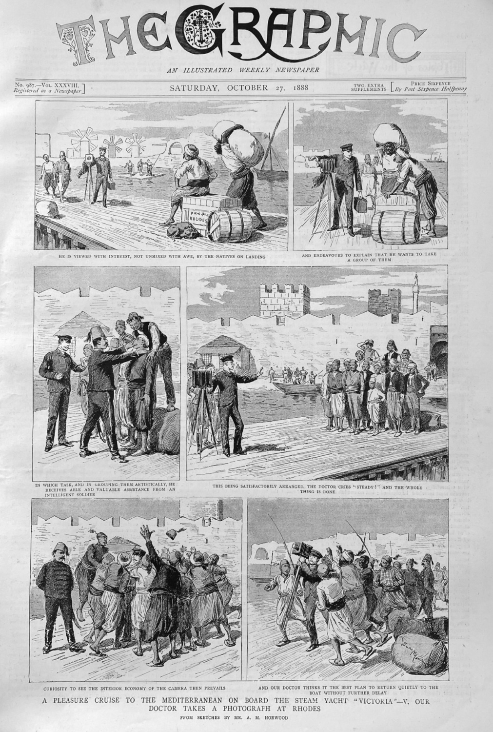 A Pleasure Cruise to the Mediterranean on Board the Steam yacht   