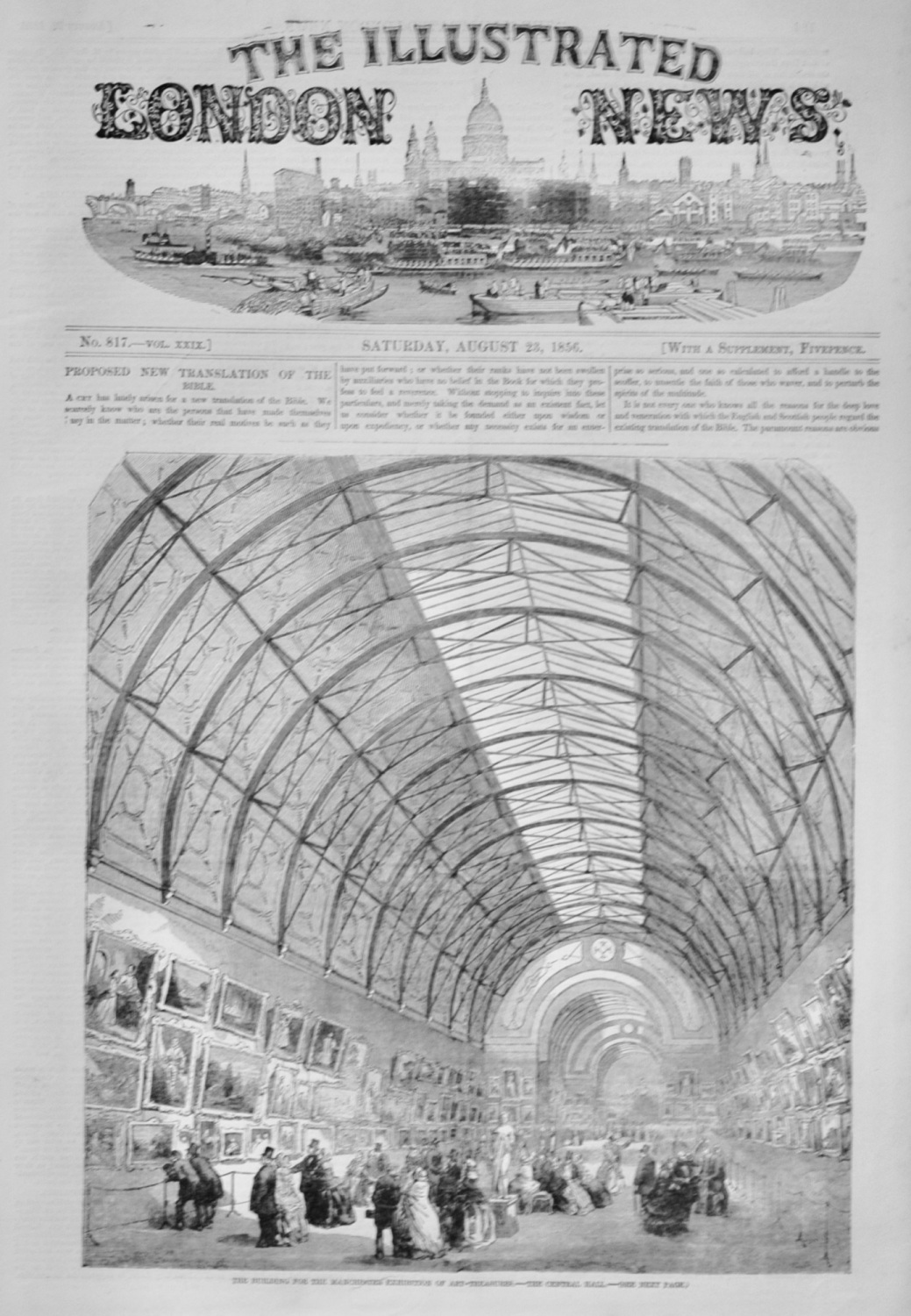 The Illustrated London News - August 23, 1856