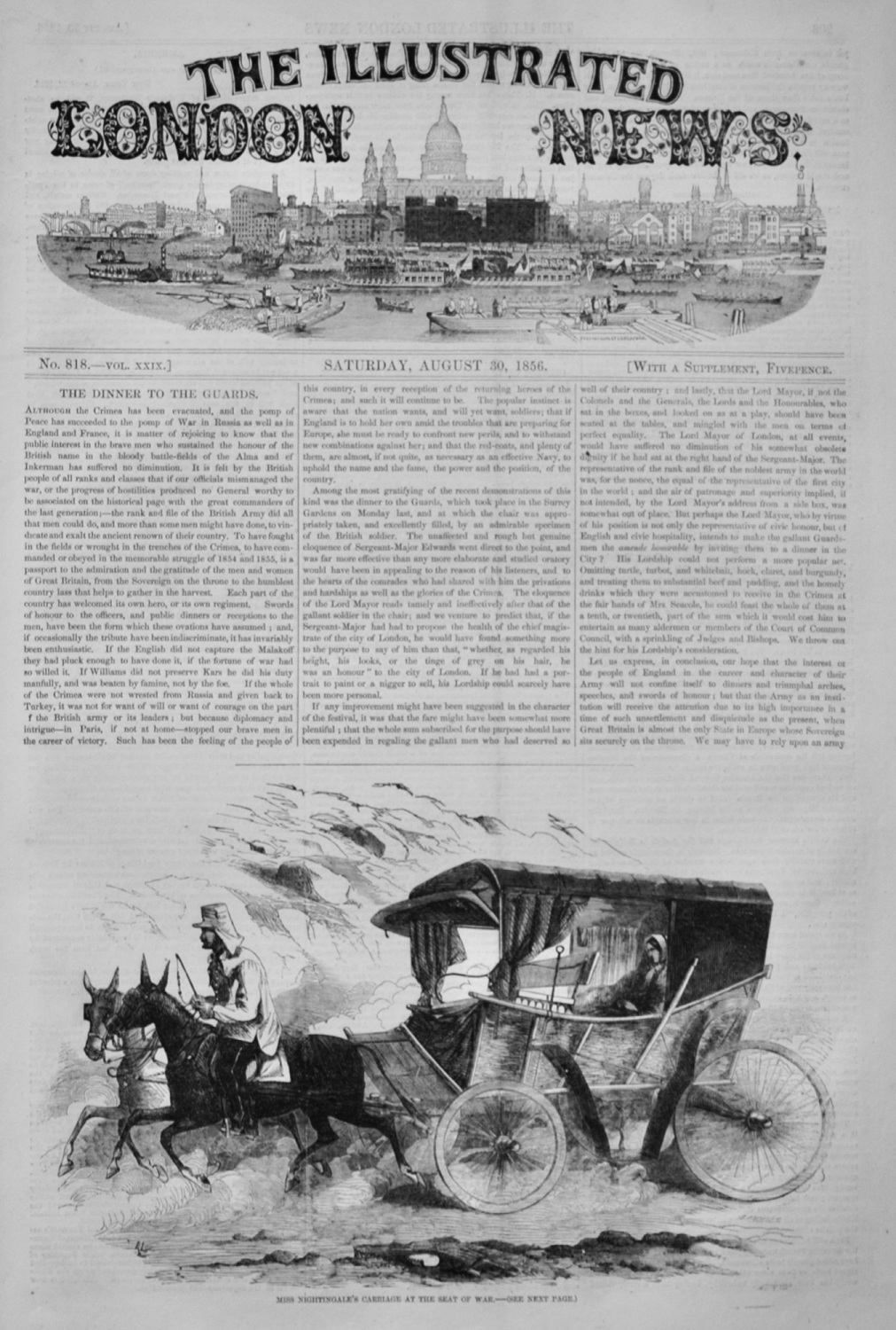 The Illustrated London News - August 30, 1856