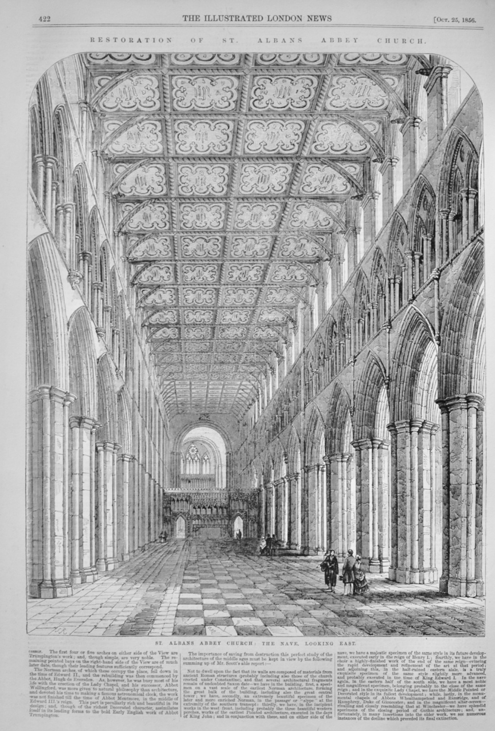Restoration of St Albans Abbey Church