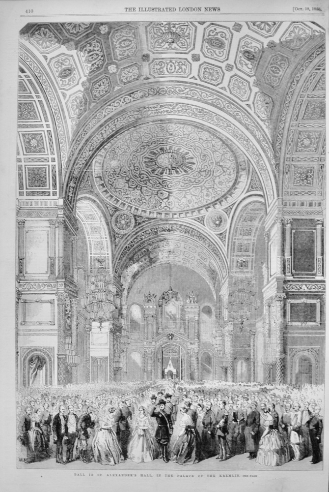 Ball in St Alexander's Hall, Kremlin