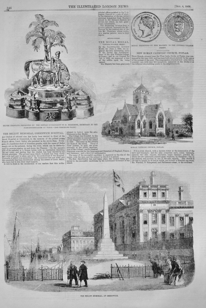 The Bellot Memorial, Greenwich Hospital