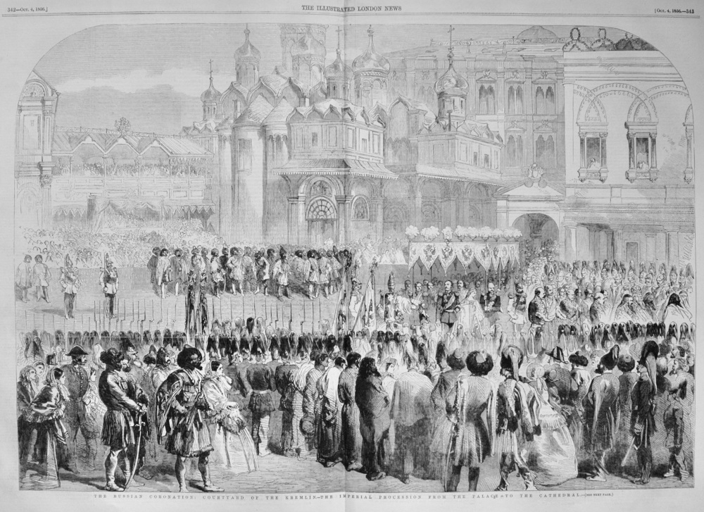 The Russian Coronation: Courtyard of the Kremlin