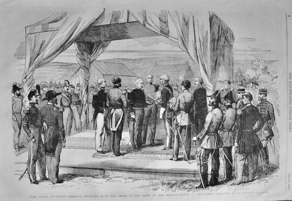 Investiture of Marshal Pelissier with the Order of the Bath