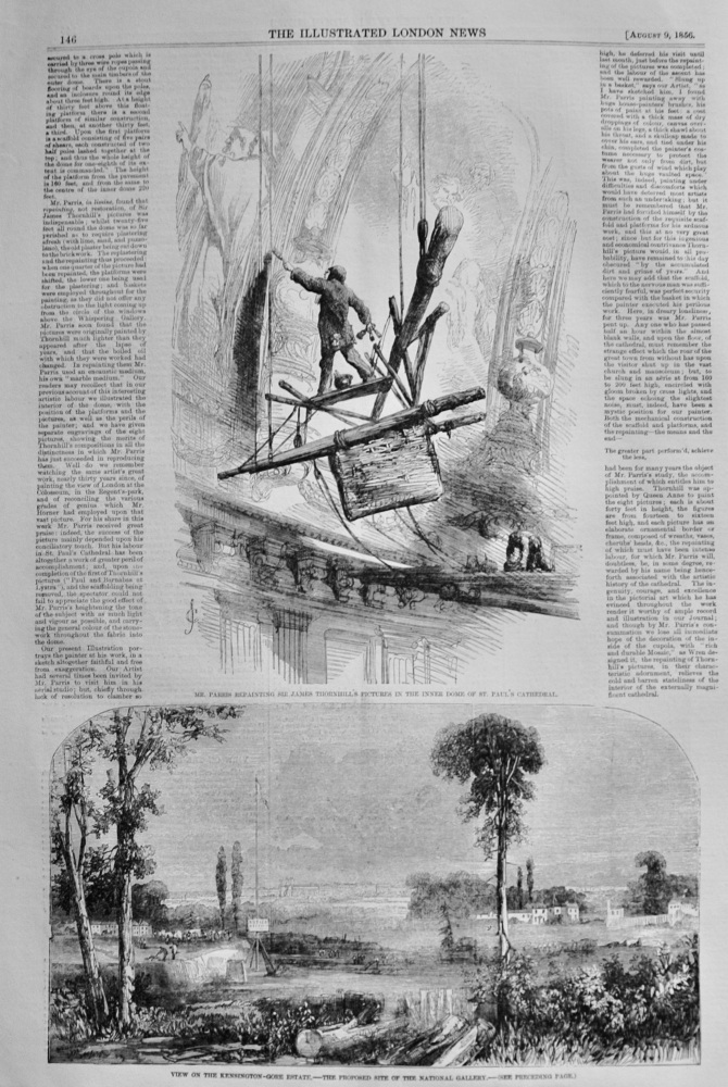 The Repainting of the Dome of St Paul's Cathedral