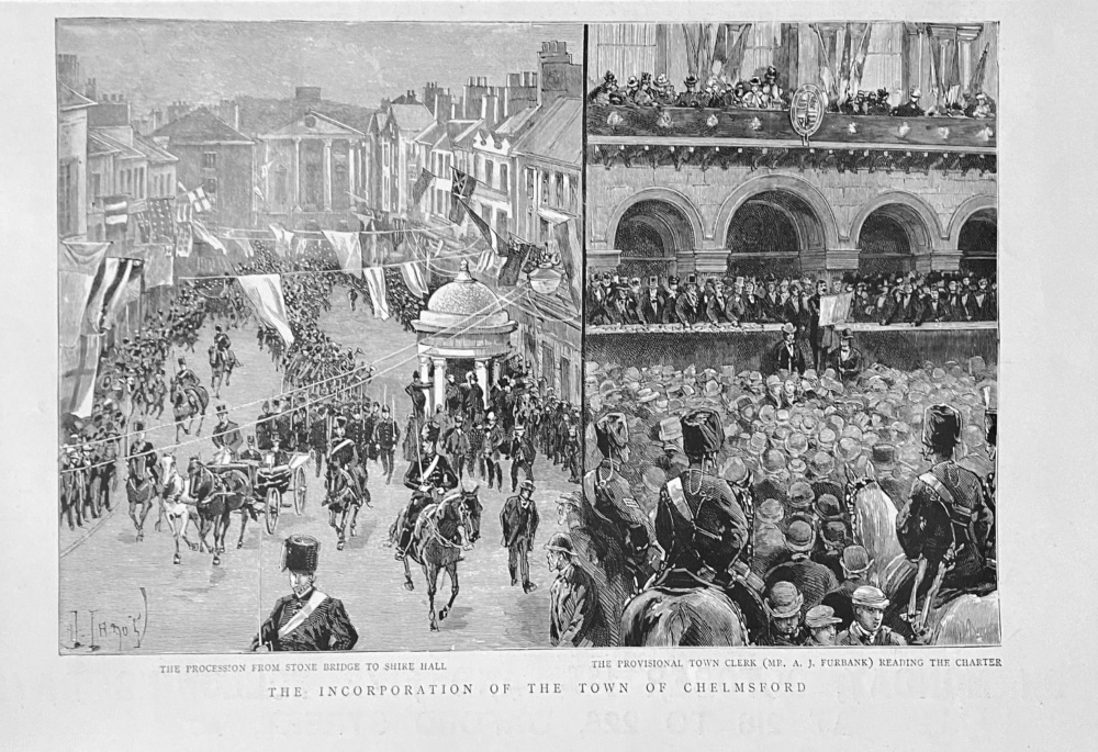 The Incorporation of the Town of Chelmsford. 1888.