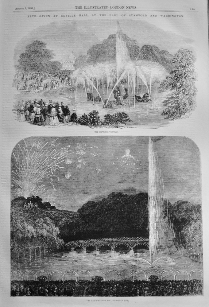 Fete given at Enville Hall