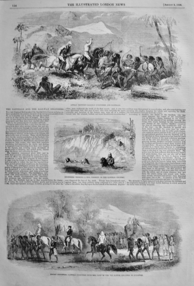 The Santhals and the Railway Engineers