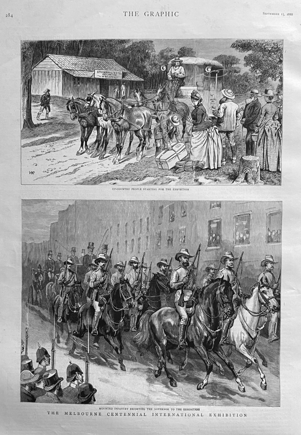 The Melbourne Centennial International Exhibition.  1888.