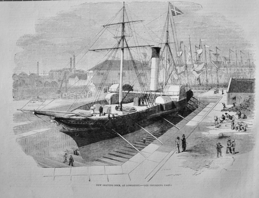 New Graving Dock, at Lowestoft