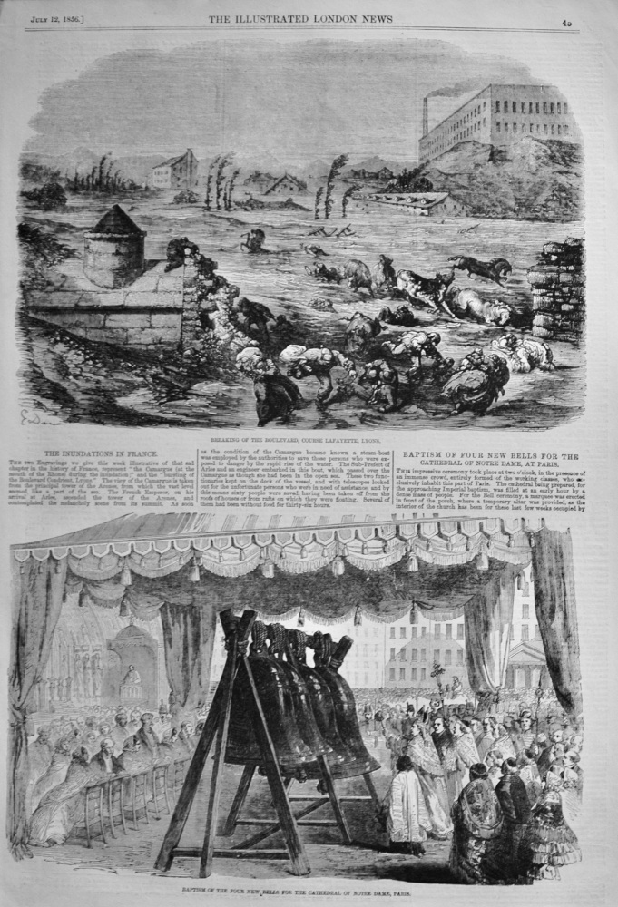 The Inundations in France