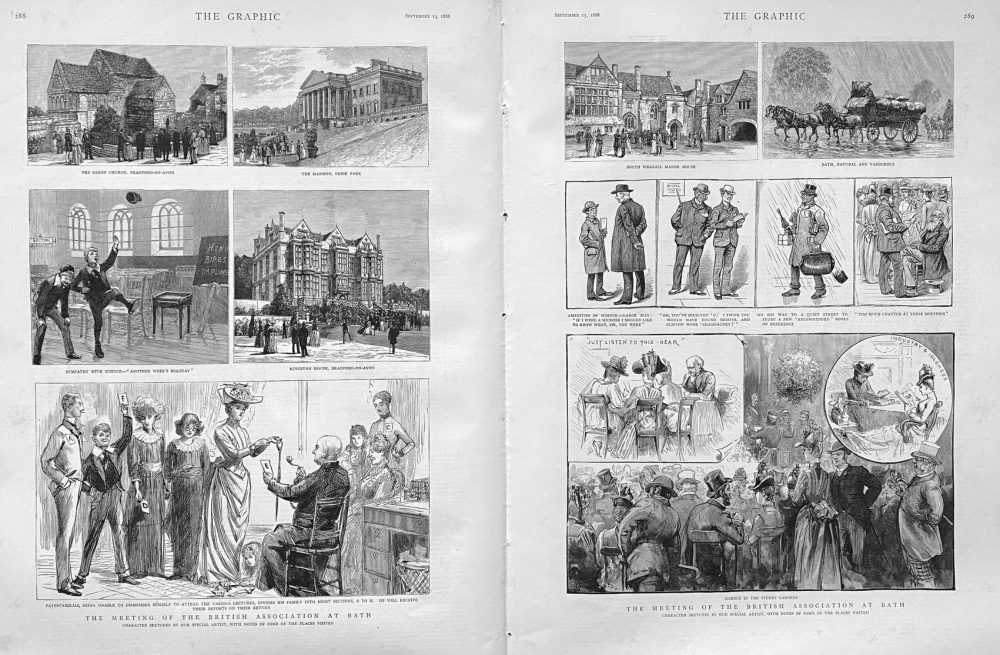 The Meeting of the British Association at Bath.   1888.