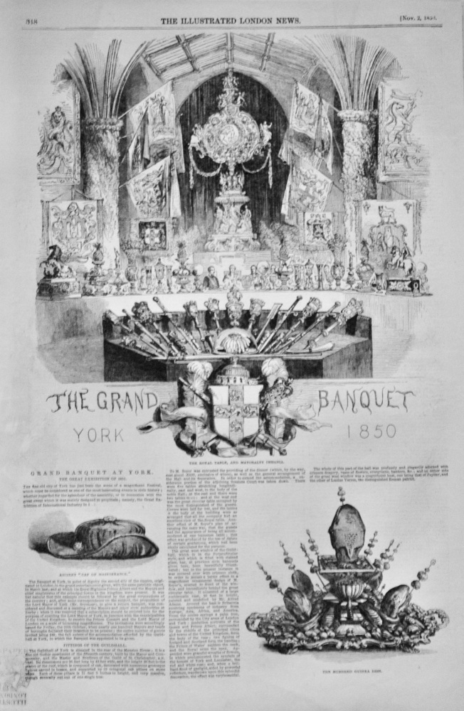 The Grand Banquet, York - 1850