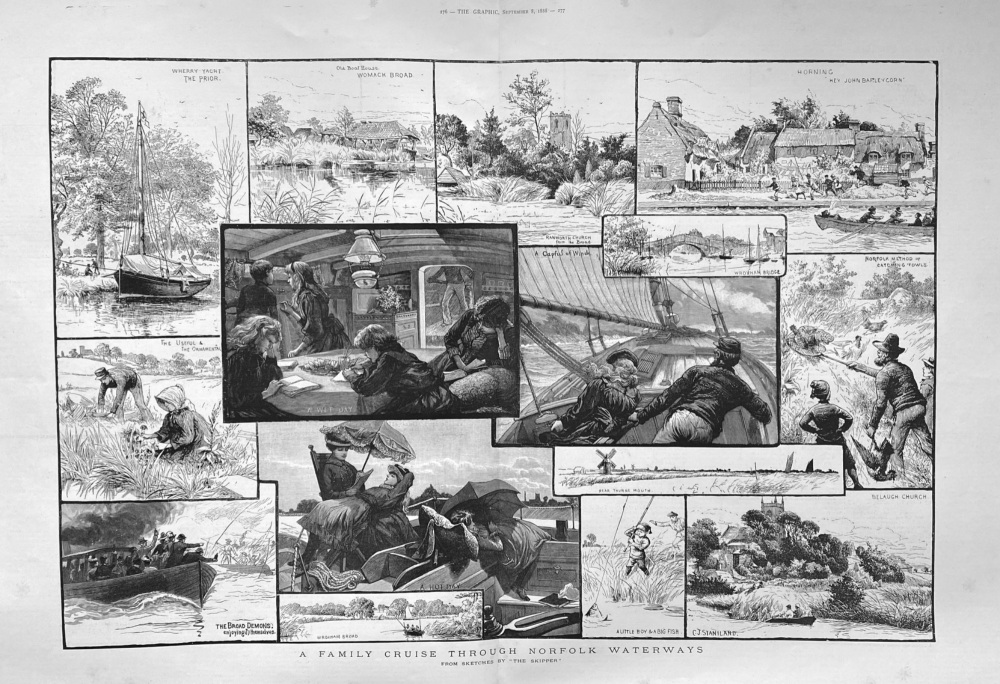 A Family Cruise Through Norfolk Waterways, 1888.