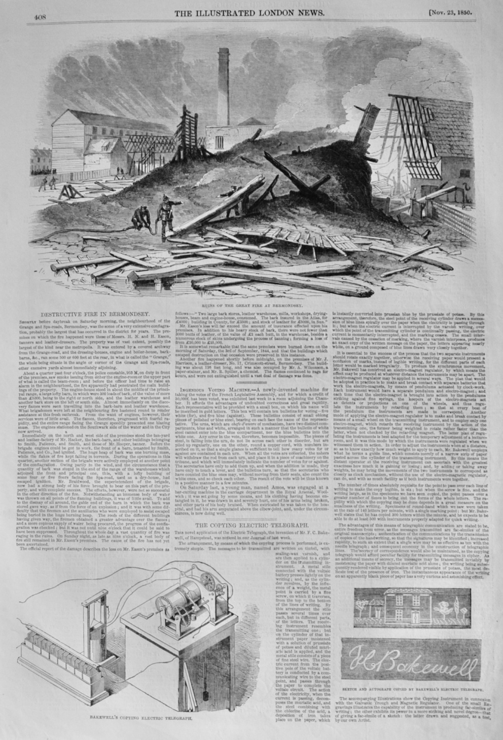 Destructive Fire in Bermondsey