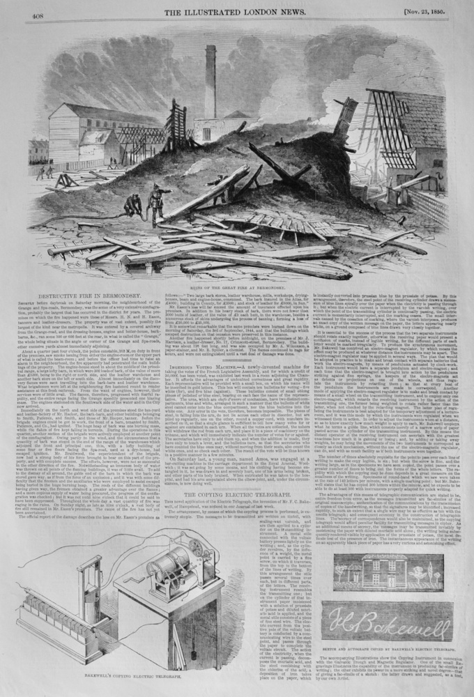 Destructive Fire in Bermondsey