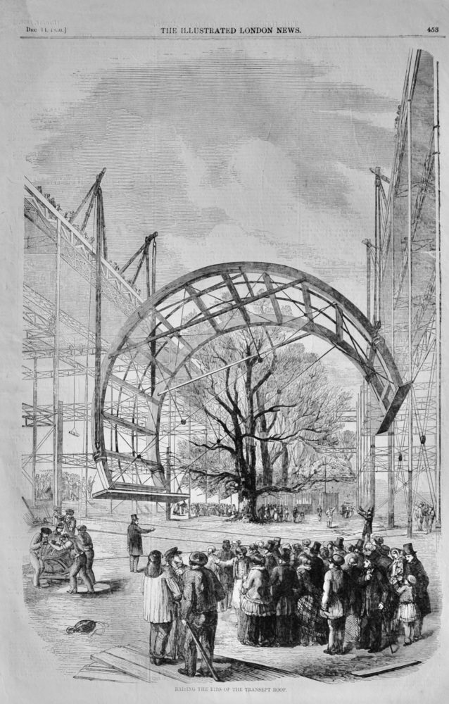 Raising the Ribs of the Transept Roof