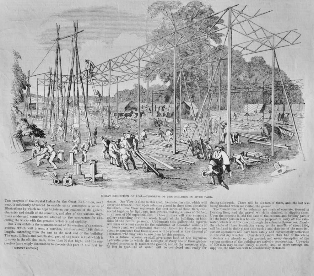 Great Exhibition Building in Hyde Park