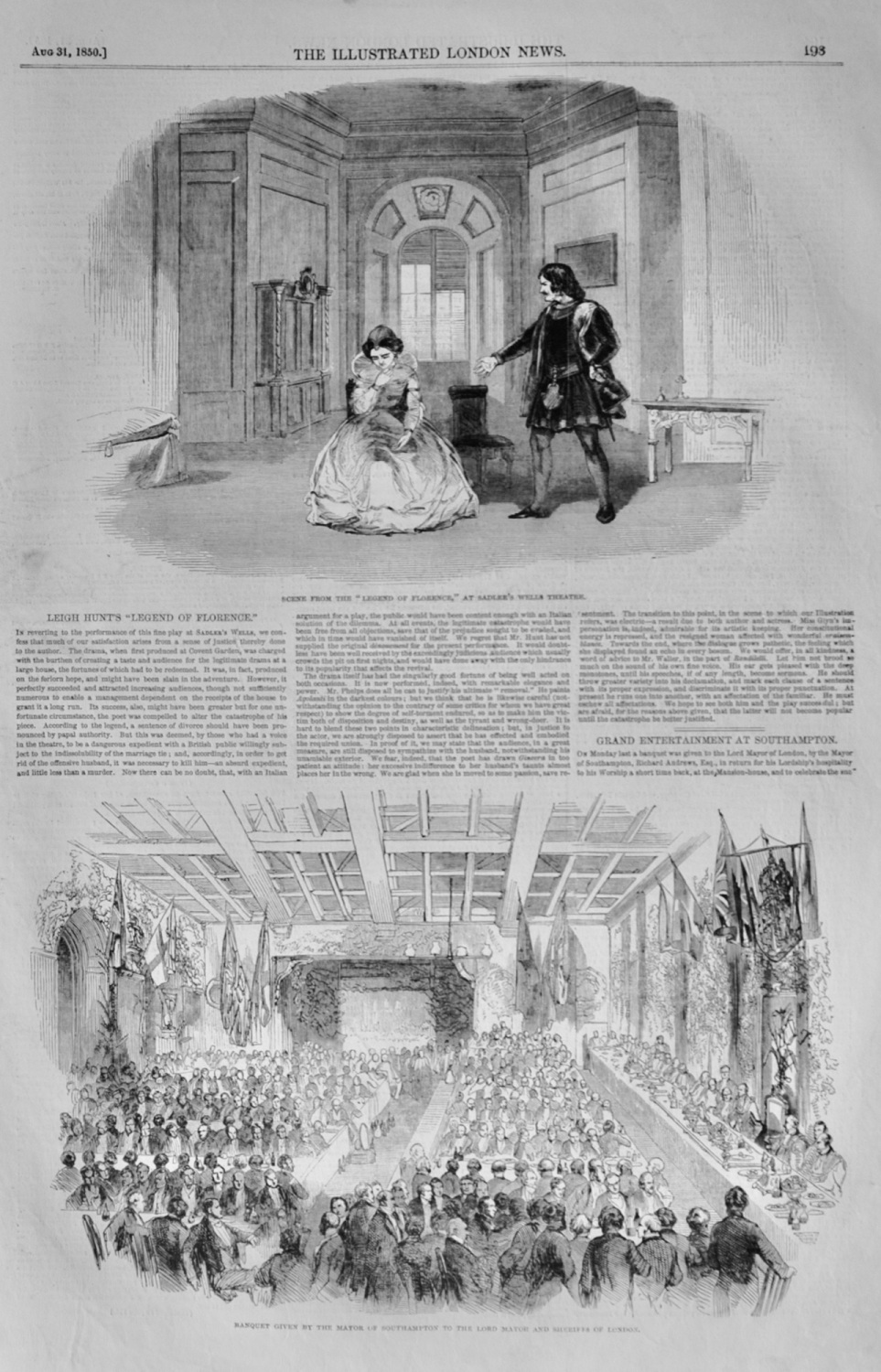 Grand Banquet at Southampton