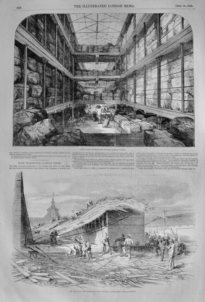Wool Warehouse at London Docks