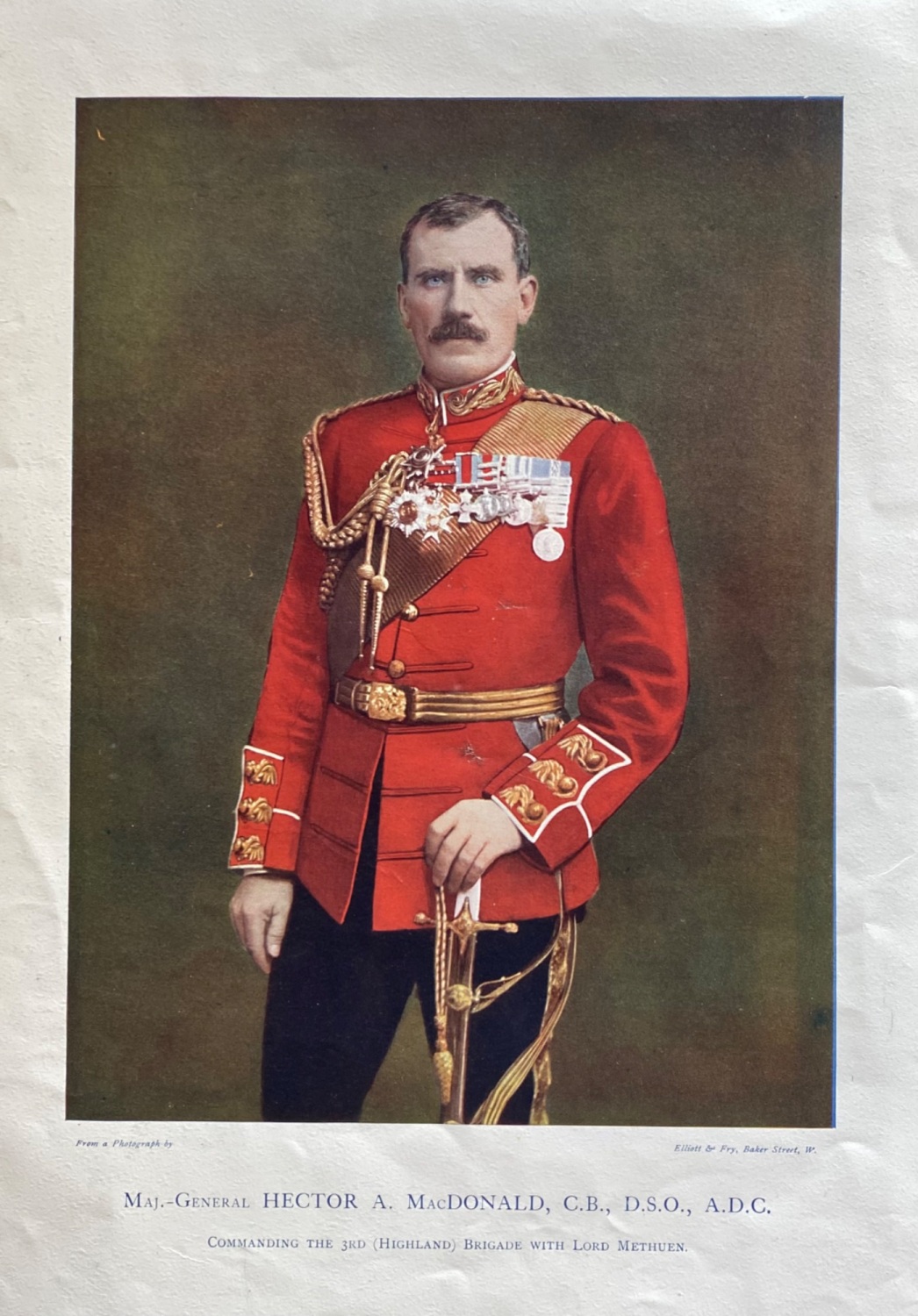 Maj.-General  Hector A. MacDonald,  C.B.,  D.S.O., A.D.C.   Commanding the 