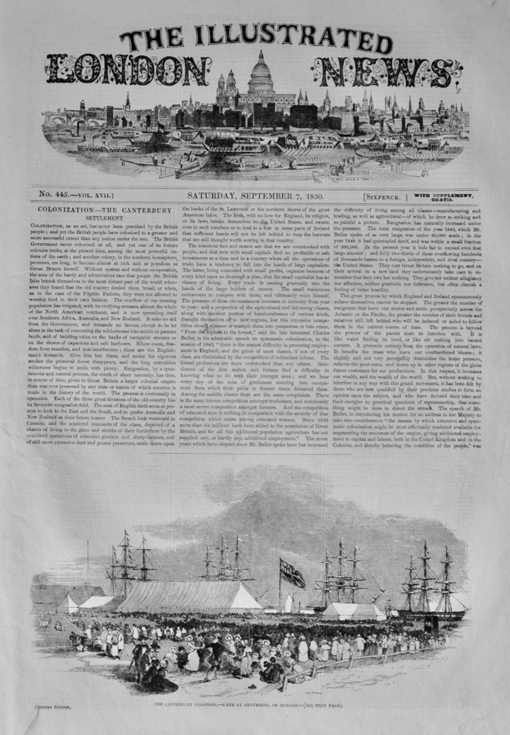 The Illustrated London News - September 7, 1850