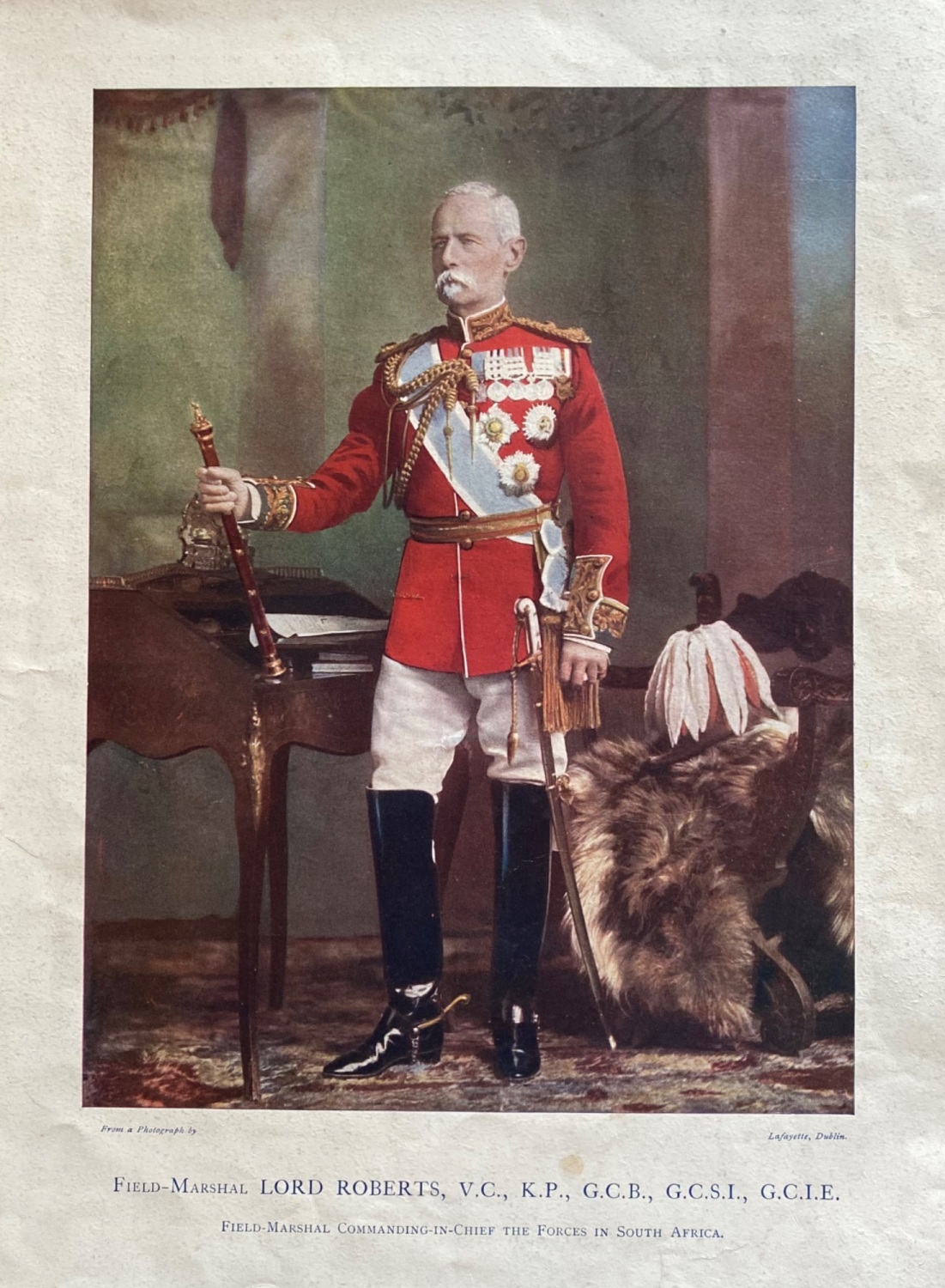 Field-Marshal Lord Roberts,  V.C.,  K.P.,  G.C.B., G.C.S.I., G.C.I.E.  Fiel