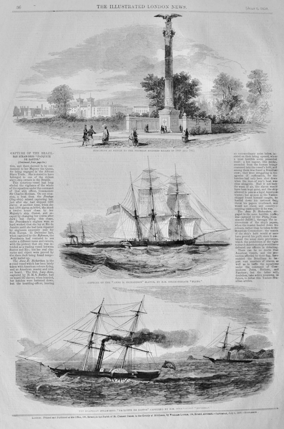 Capture of Steam-Brig 